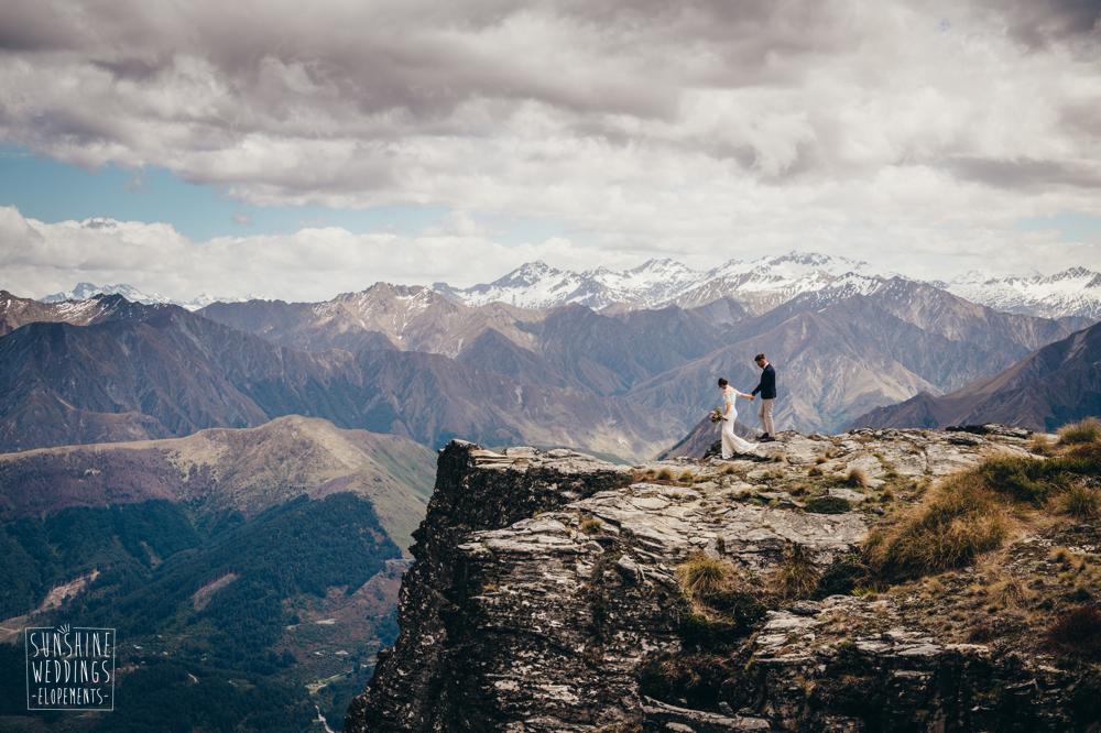 Cecil Peak mountain wedding Queenstown